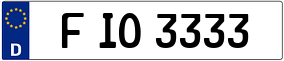 Truck License Plate
